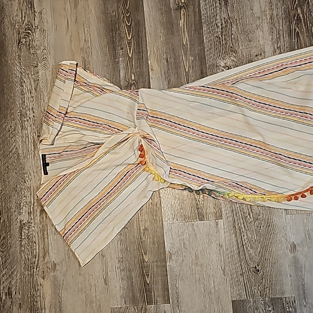 America and Beyond rainbow sunshine Beach cover up size S - Picture 4 of 7